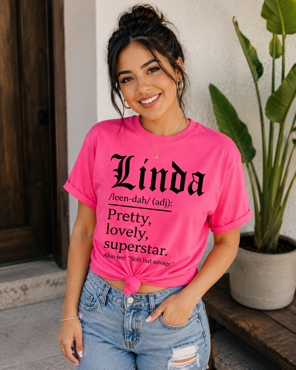 Linda Definition™ | Funny Cute Women's Graphic Tee