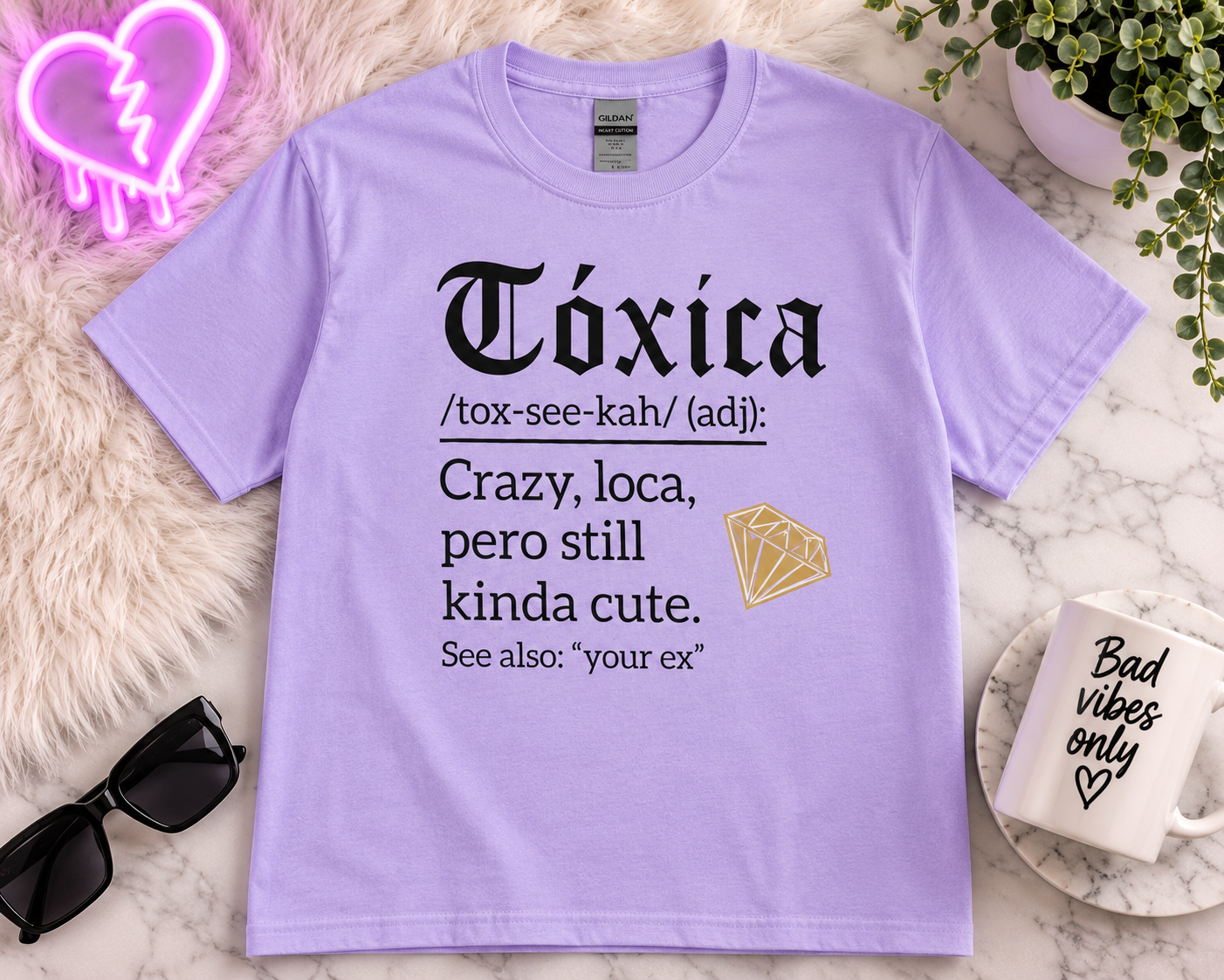 Tóxica Definition Tee | Funny Latina Graphic T-Shirt