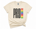 PRIDE Vertical Rainbow™ | LGBTQ+ Unisex Graphic T-Shirt