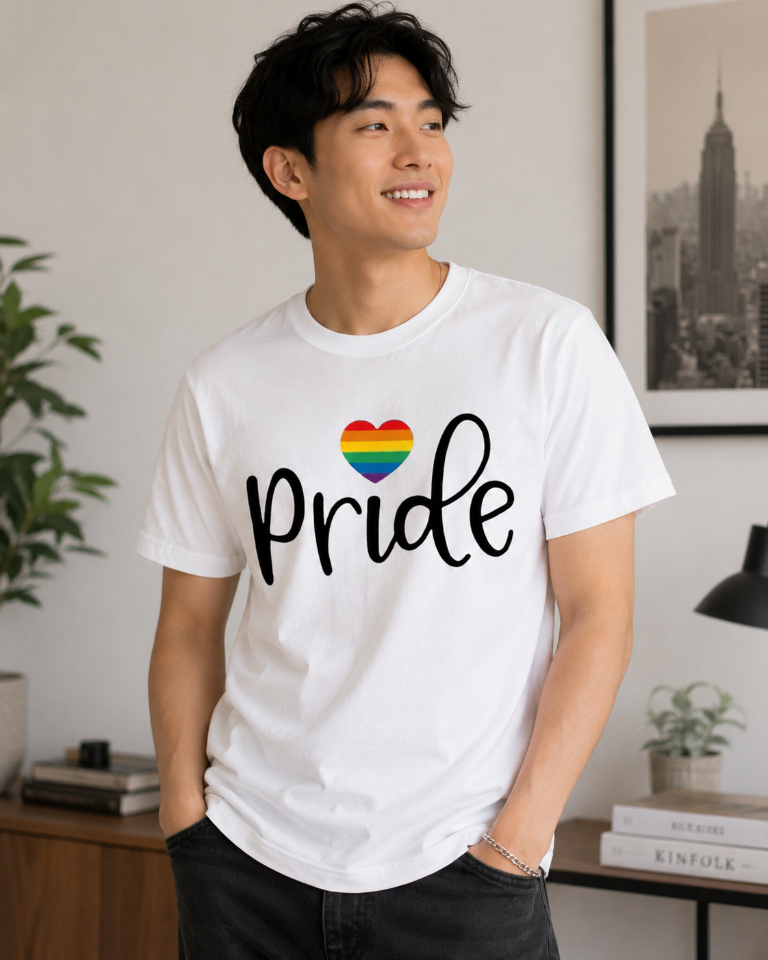Pride Rainbow Heart™ | LGBTQ+ Unisex Graphic T-Shirt