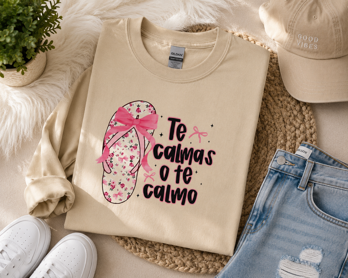 Te Calmas O Te Calmo™ | Funny Puerto Rican Graphic Tee