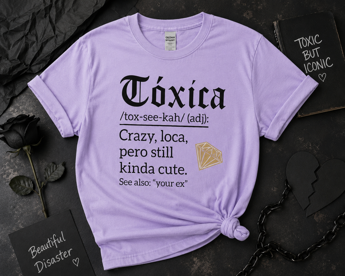 Tóxica Definition Tee | Funny Latina Graphic T-Shirt